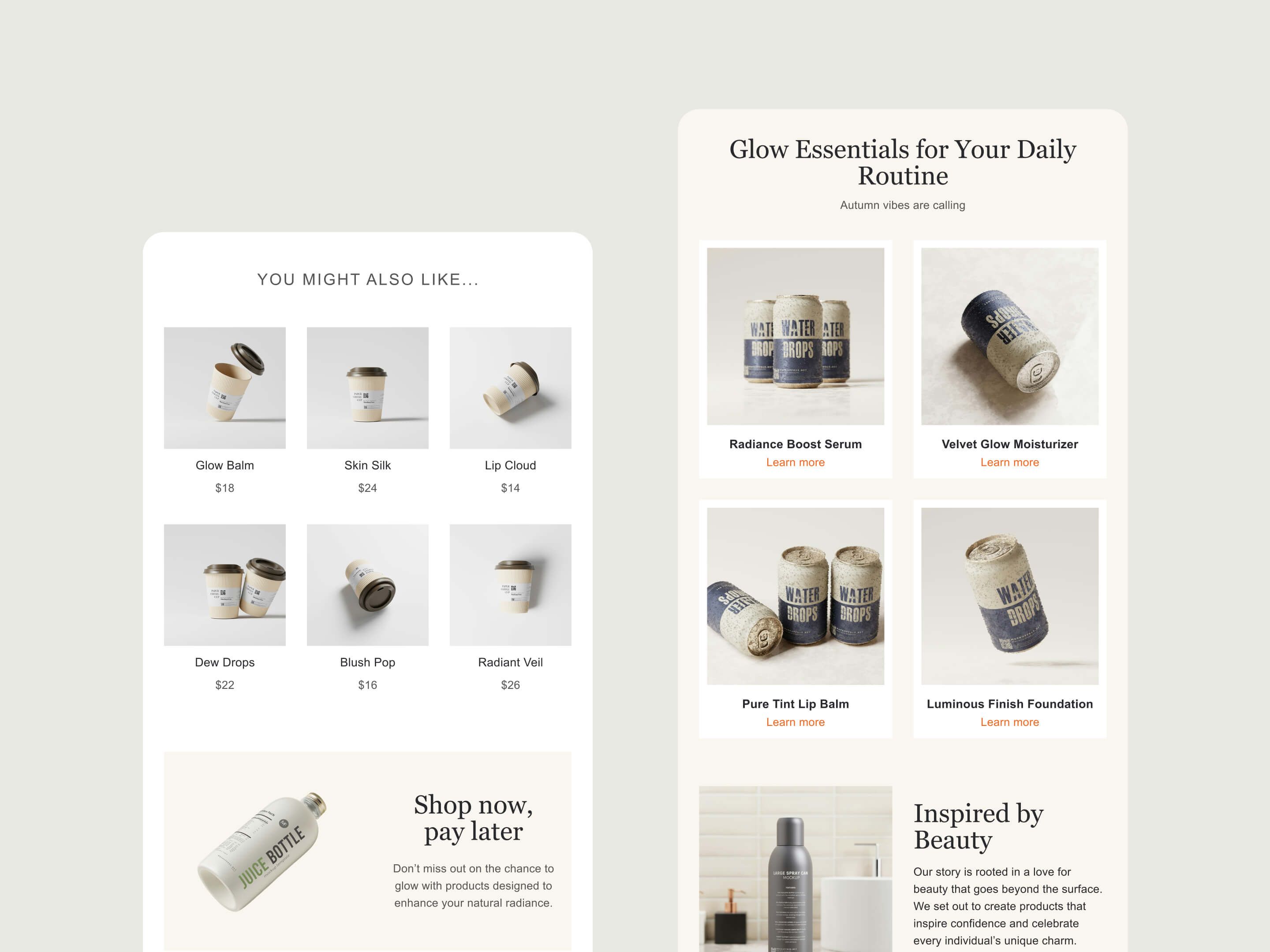 Soft lavender campaign teasing limited-edition face masks