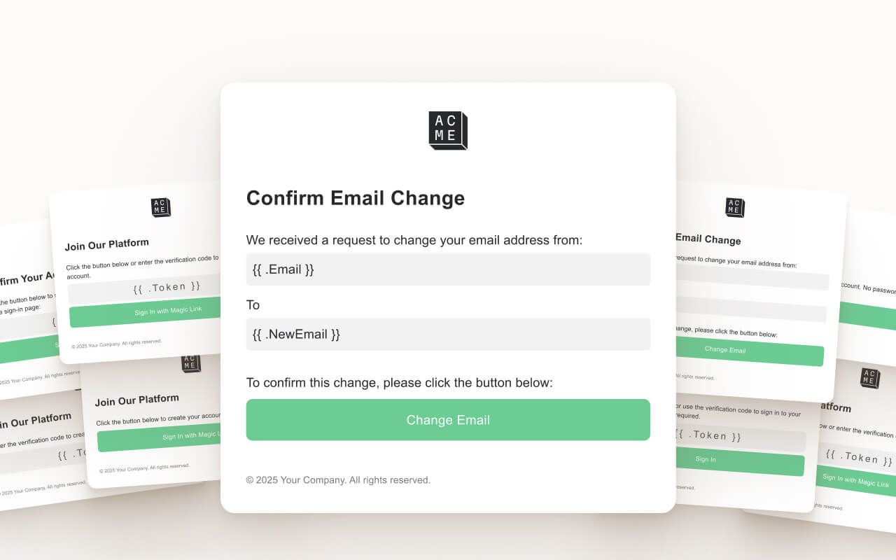 Supabase Email Templates
