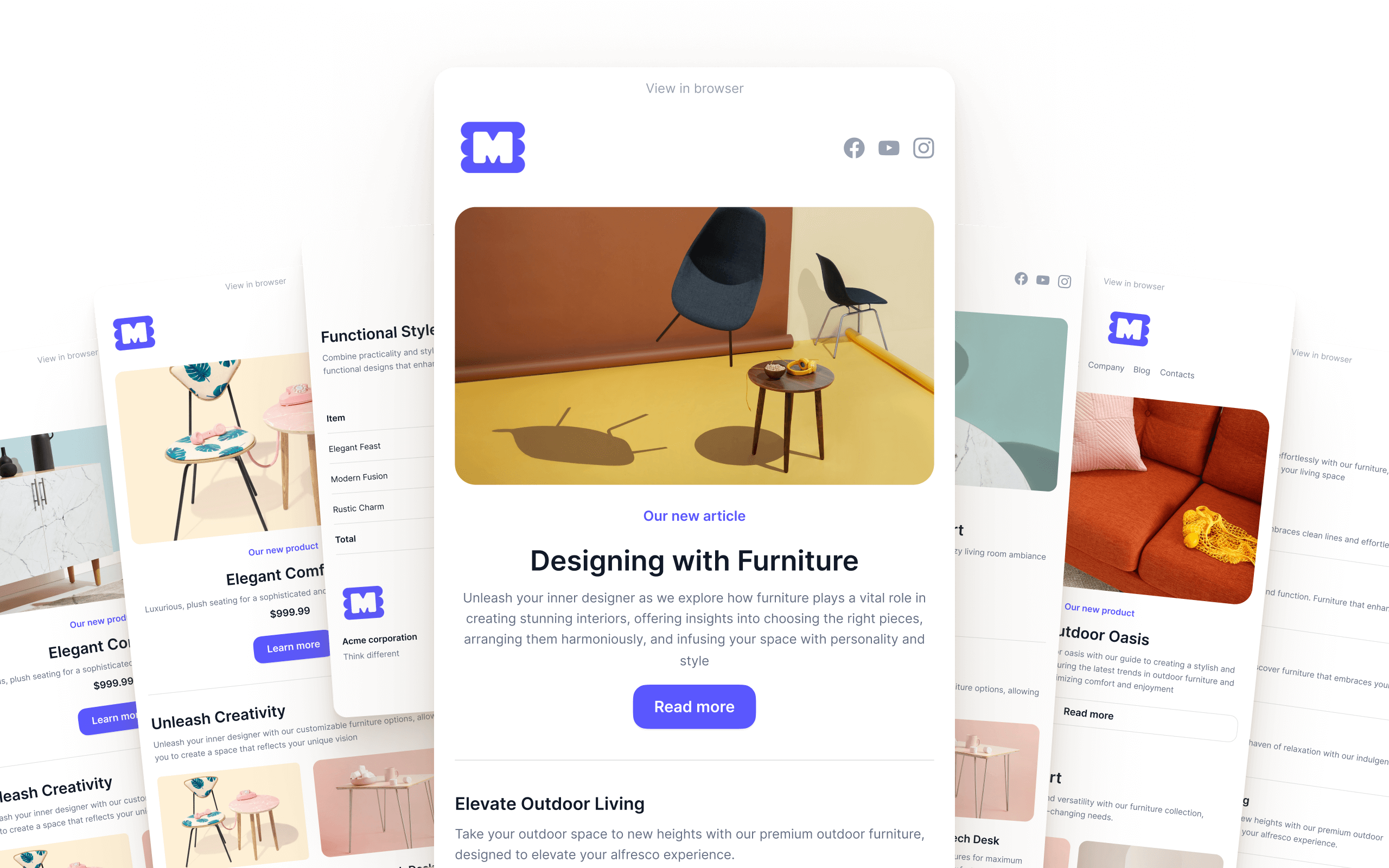 Welcome HTML email template